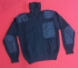 Strickjacke blau, Feuerwehr-Strickjacke, Outdoor-Strickjacke, Schurwolle,