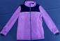 Fleece-Jacke violett/blau mit Biese, Fleecejacke für Herren, wärmende Fleecejacke, Seelsorger Fleecejacke, Outdoor-Fleecejacke, Fleecejacke für Damen,