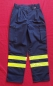 Einsatzhose blau mit Reflexstreifen, Schnäppchenpreis, Hose mit GSG-Streifen, blaue Hose, Hose mit silbernen Streifen, Sonderpreis