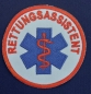 Star of Life Emblem gestickt, Emblem mit Klett, SoL-Emblem, Emblem zur Kennzeichnung, Emblem zum aufnähen,