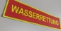 Rückenschild 3M/gelb, WASSERRETTUNG, Sonderpreisartikel, Rückenschild DLRG-Ausführung, Rückenschild 34x8,5 cm,