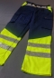 Rettungsdienst-Hose blau/neongelb, RD-Hose, Hose mit Reflexstreifen, Sonderpreisartikel