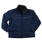 Softshell-Jacke blau, Wetterschutzjacke, blaue Softshelljacke,