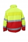 Einsatzanorak dunkelrot/neongelb , Einsatzjacke, Rettungsdienstjacke, Notarztjacke, Sichtbarkeit
