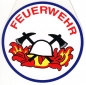 Aufkleber auf Glas Feuerwehr, Schnäppchen, FW-Aufkleber, Aufkleber zum Sonderpreis, Feuerwehr-Aufkleber,