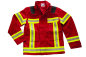 Fire-Kids-Jacke dunkelrot Art. 9875, Kinderfeuerwehr, Jugendfeuerwehr, Feuerwehr-Kids, Jacke mit GSG-Streifen,