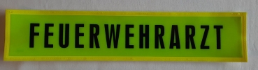 Rückenschild gelb s, Sonderpreisschild, Rückenschild 38x8 cm, gelbes Schild mit schwarzer Schrift,