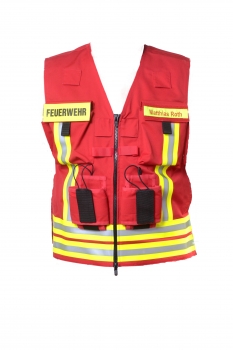 Hortig-Vertrieb - Der Spezialist für den Rettungsdienst -  Kennzeichnungsweste, Funktionsweste mit Taschen, Warnweste,  Kennzeichnungsweste für Feuerwehr und Rettungsdienst