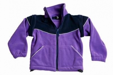 Kinder-Fleecejacke violett/blau Art. 9736/S