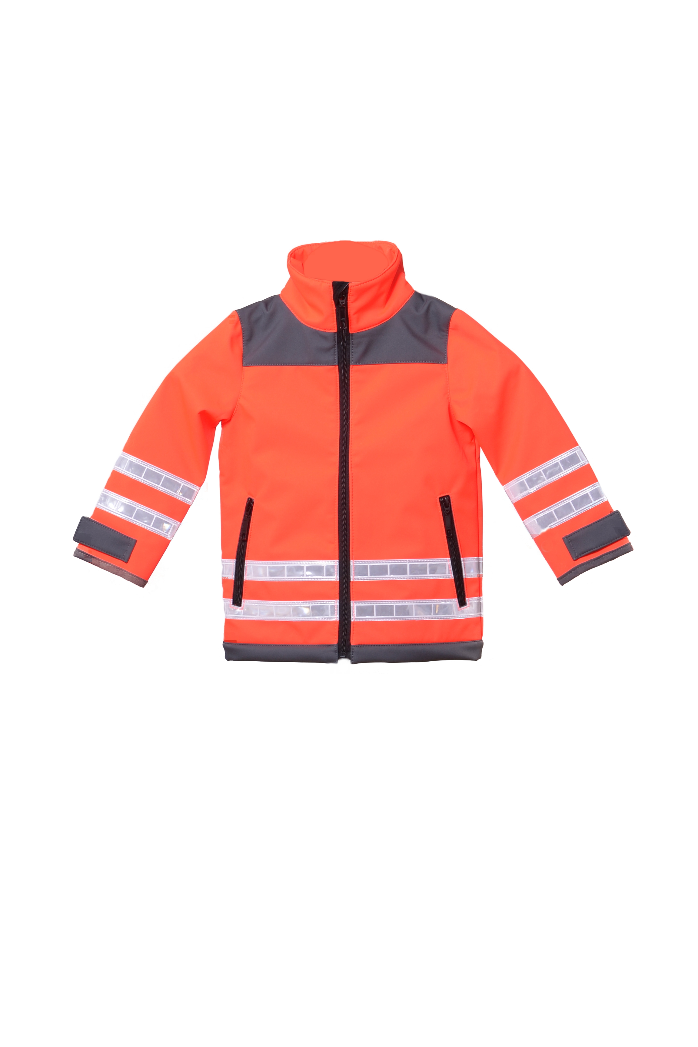 Hortig-Vertrieb - Der Spezialist für Rettungsdienst Kinder, - Softshelljacke Softshell-Jacke den für DRK-Softshelljacke, Kindersoftshelljacke, leuchtrot/grau