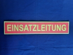 Rückenschild EINSATZLEITUNG, Sonderpreisartikel, Rückenschild DLRG-Ausführung, Rückenschild 42x8 cm,