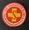 ASB Arbeiter-Samariter-Bund, ASB-Emblem rund, gewebtes Emblem,