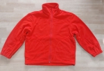 Fleeecejacke Sonderpreis, rote Fleecejacke, Outdoor-Jacke,