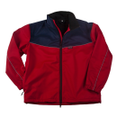 Softshell-Jacke dunkelrot/blau, Wetterschutzjacke, Softshelljacke rot/blau,
