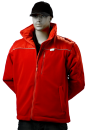 Fleece-Windsafe dunkelrot Art. 9810/MÖD, Fleece-Jacke mit Windschutz, Fleece mit Klimamembrane, Outdoor-Jacke, ÖRK-Jacke,