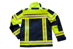 Fire-Kids-Jacke blau/gelb Art. 9475/KG, Jacke mit GSG-Streifen, Feuerwehrnachwuchs, Feuerwehrjacke für Kids, Jugendfeuerwehr,