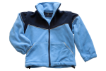 Kinder-Fleecejacke malibueblau/dunkelblau Art. 8837/S