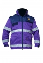 Seelsorger-Blouson violett/blau Art. 9185/V, KIT-Jacken, violette Seelsorge-Jacke, NFS-Jacken,
